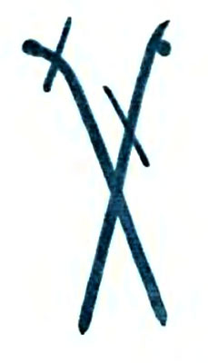 Изображение на обороте каждой вещи двух голубых скрещенных мечей означало, что вещь эта сделана в Саксонии