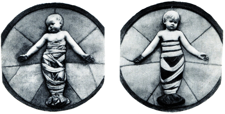 Рис. 8. Андреа делла Роббиа. Медальоны с изображениями младенцев
